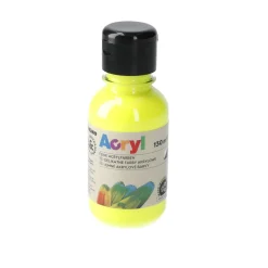Acrylfarbe, Gelb-fluoreszierend, 130 Ml