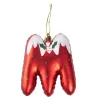 Anhänger Buchstabe, M/rot, 10 Cm