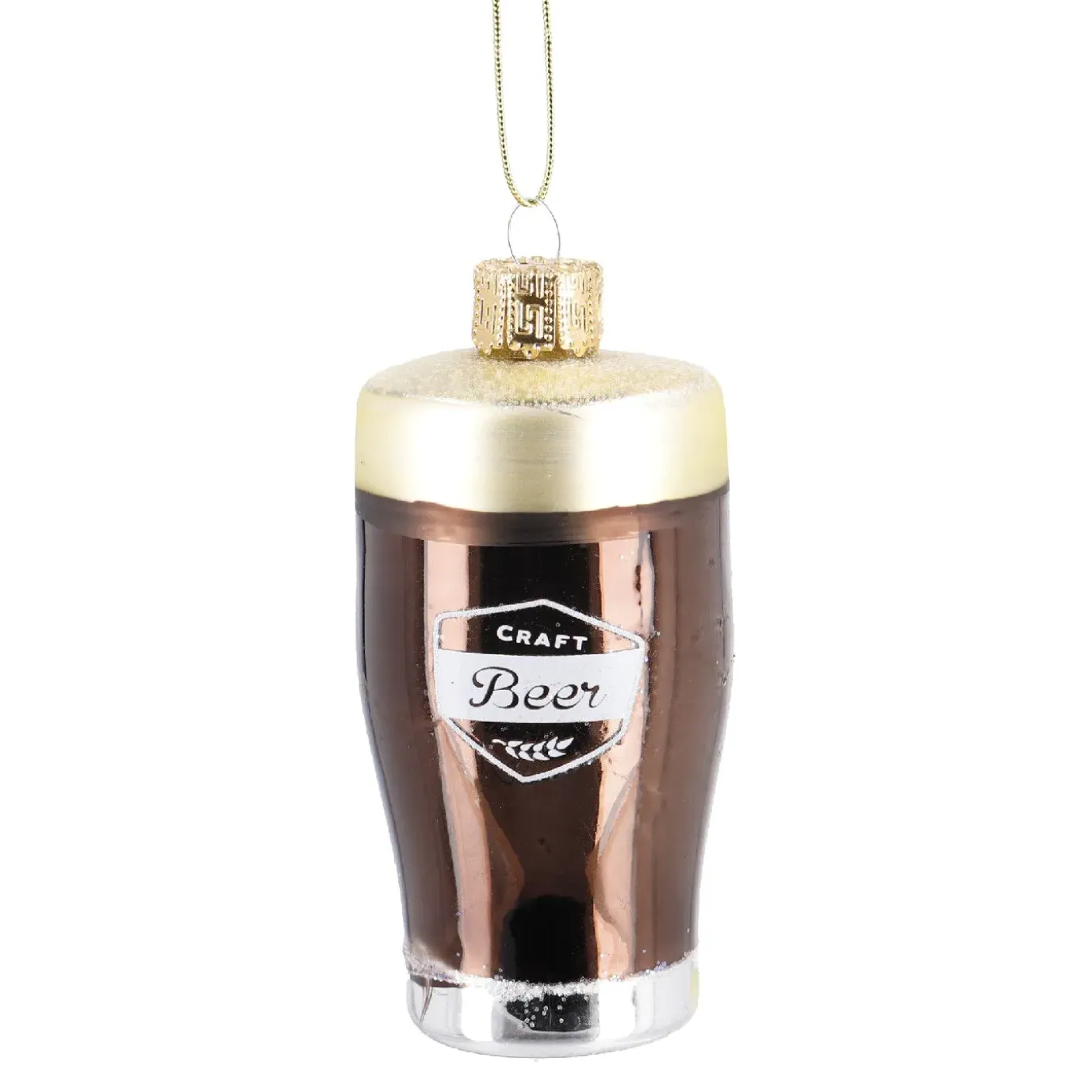 Anhänger Fancy, Bunt, Craftbeer/braun, 10 Cm