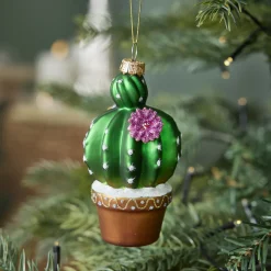 Anhänger Fancy, Bunt, Kaktus/Blume, 11 Cm