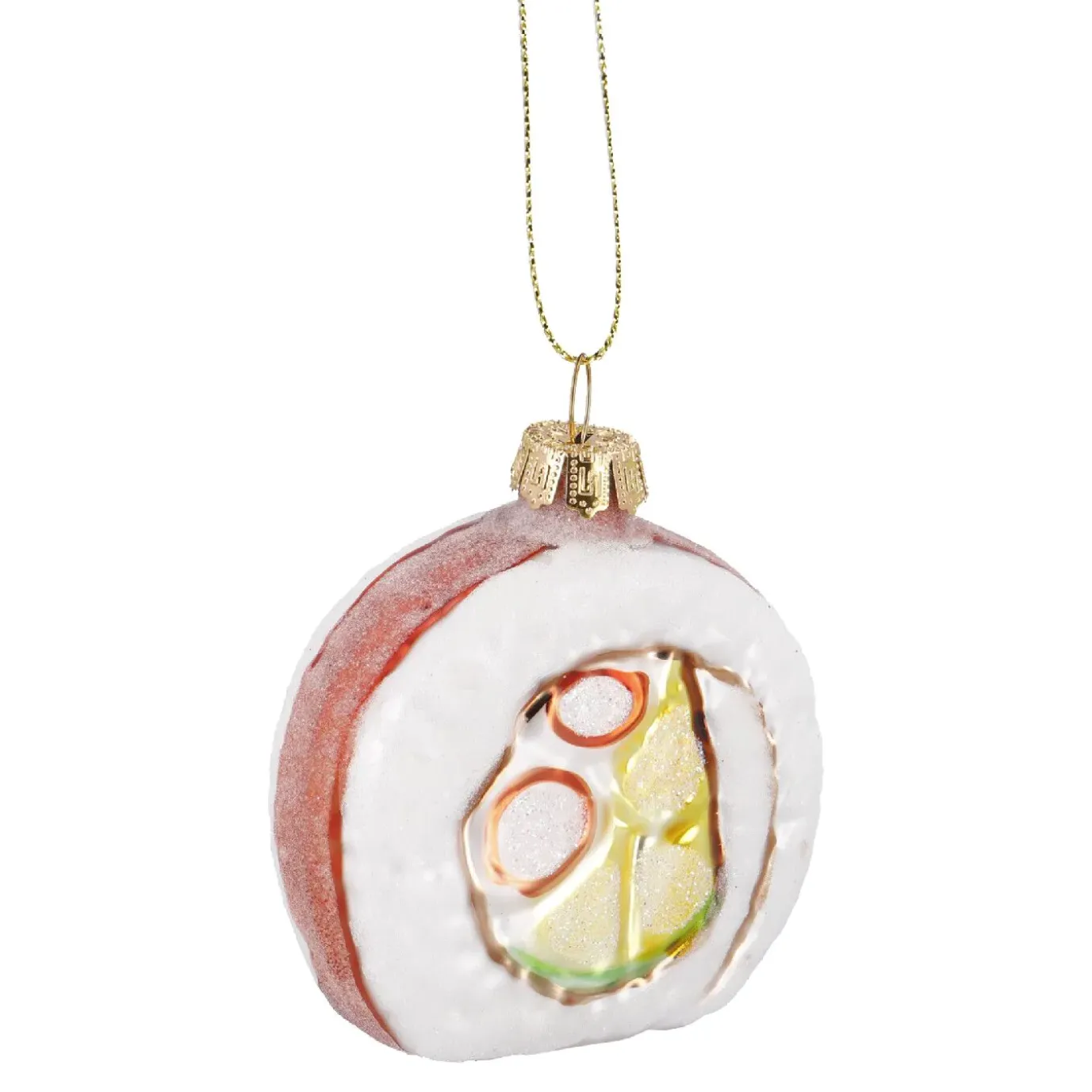 Anhänger Fancy, Bunt, Sushirolle, 7.5 Cm