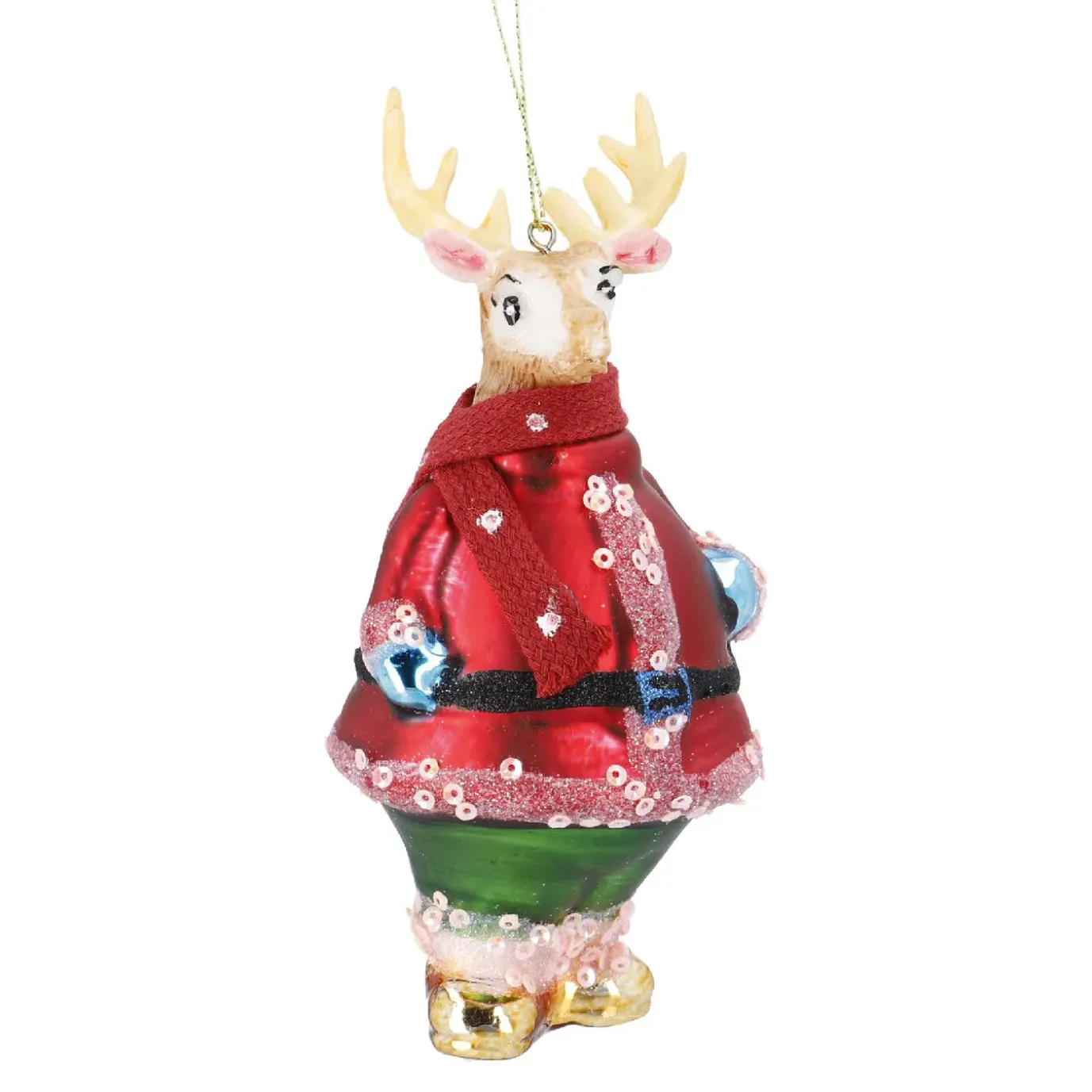 Anhänger Fancy, Edel, Hirsch/Bauch, 14 Cm