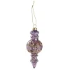Anhänger Ornament/Kringel, Lila, 15 Cm