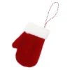 Anhänger Weihnachten, Handschuh/rot, 10 X 13 Cm