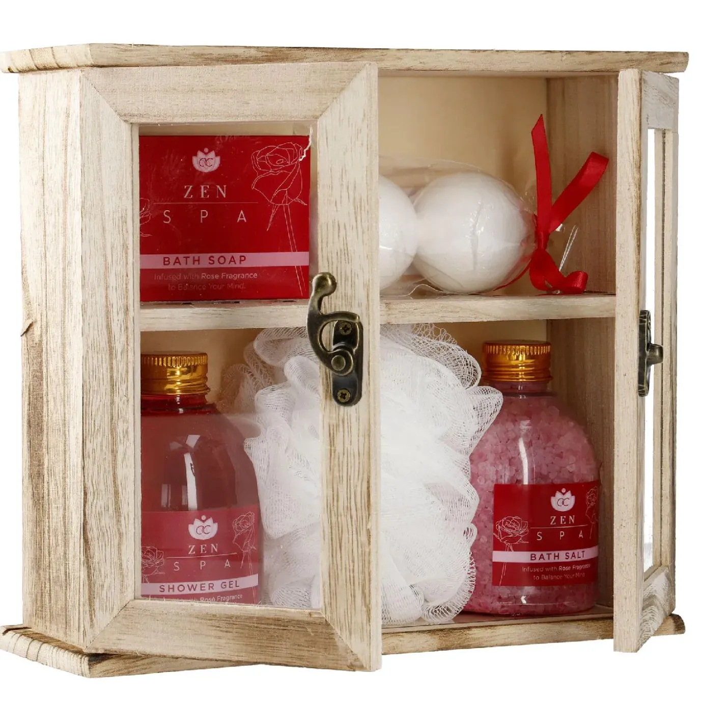 Badeset Schrank, Zen Spa/rosa