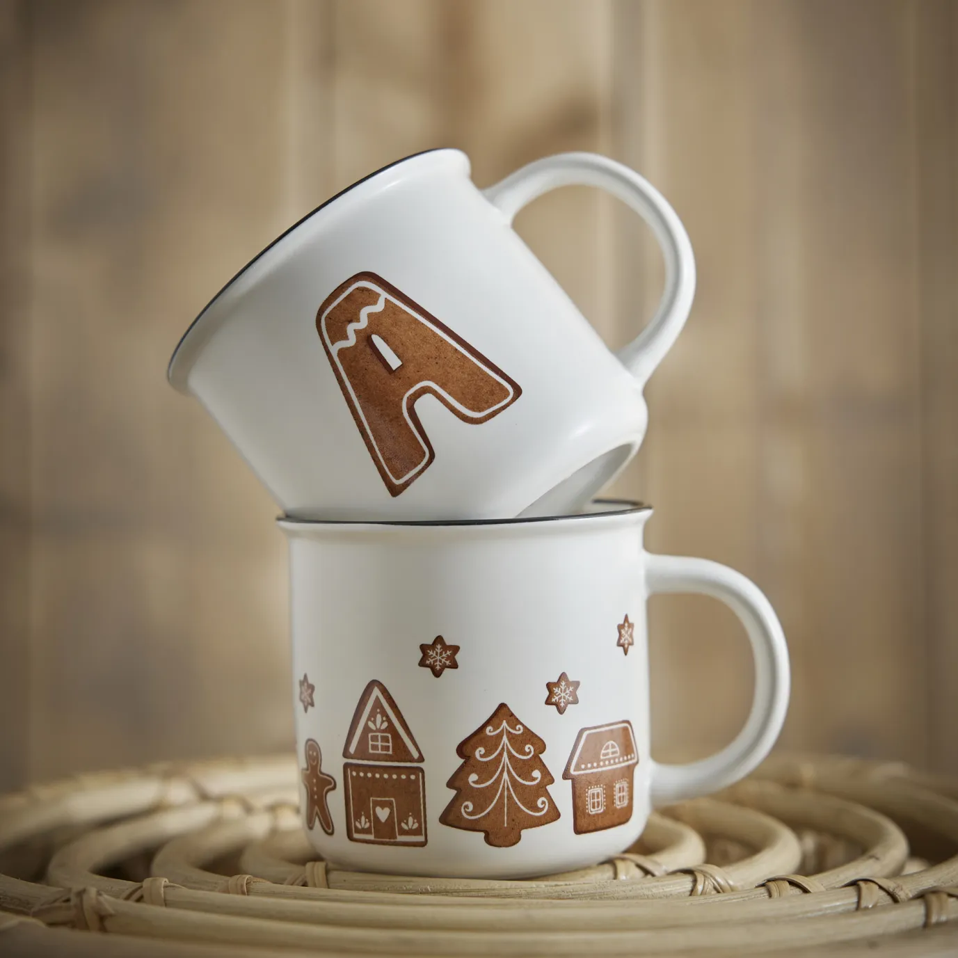 Becher Buchstabe/Lebkuchen, A, 380 Ml