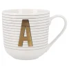 Becher Buchstabe/Streifen, A, 450 Ml
