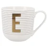 Becher Buchstabe/Streifen, E, 450 Ml