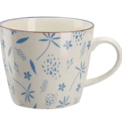 Becher China, Blau, Gräser, 300 Ml