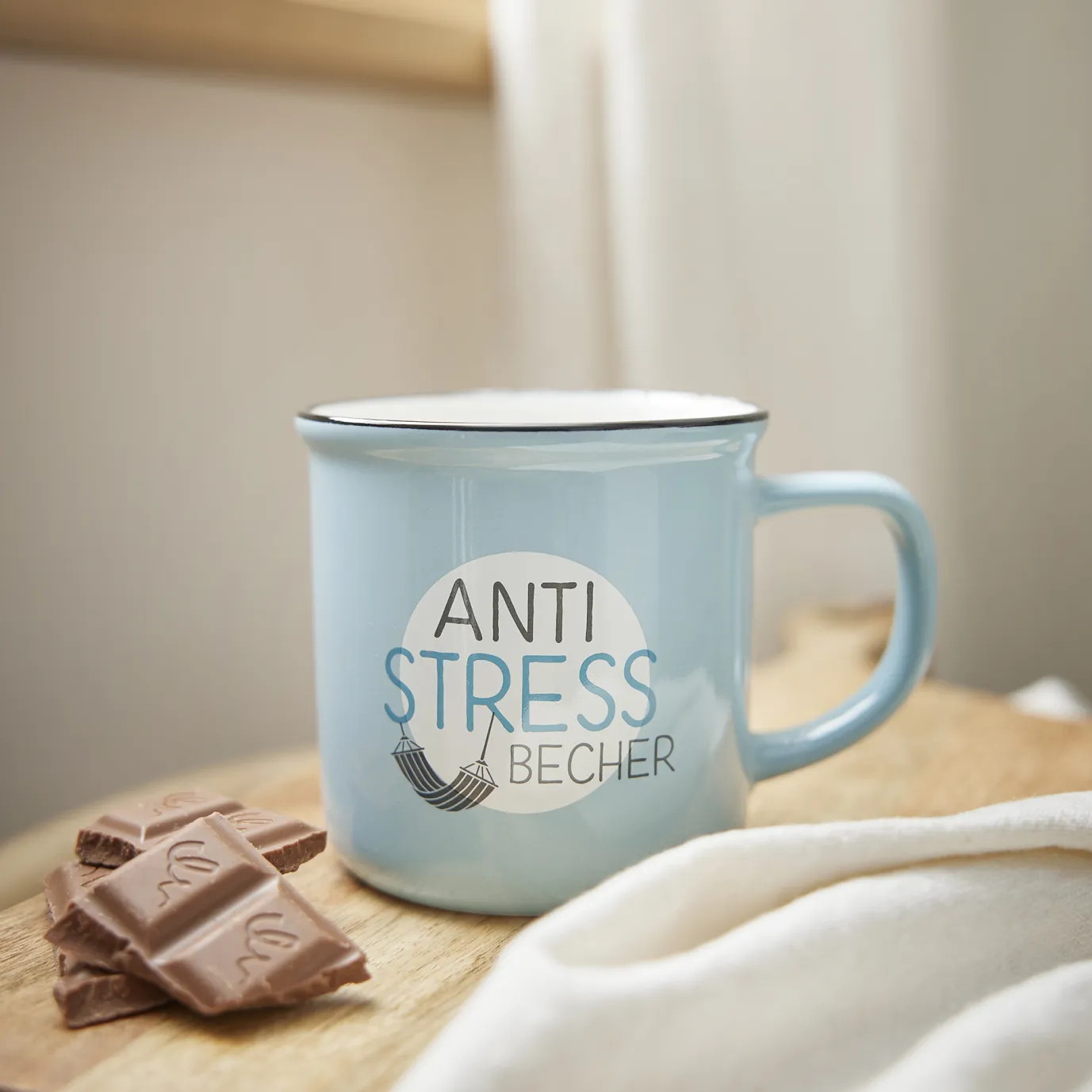 Becher Emaille-Optik, Anti-Stress, 350 Ml