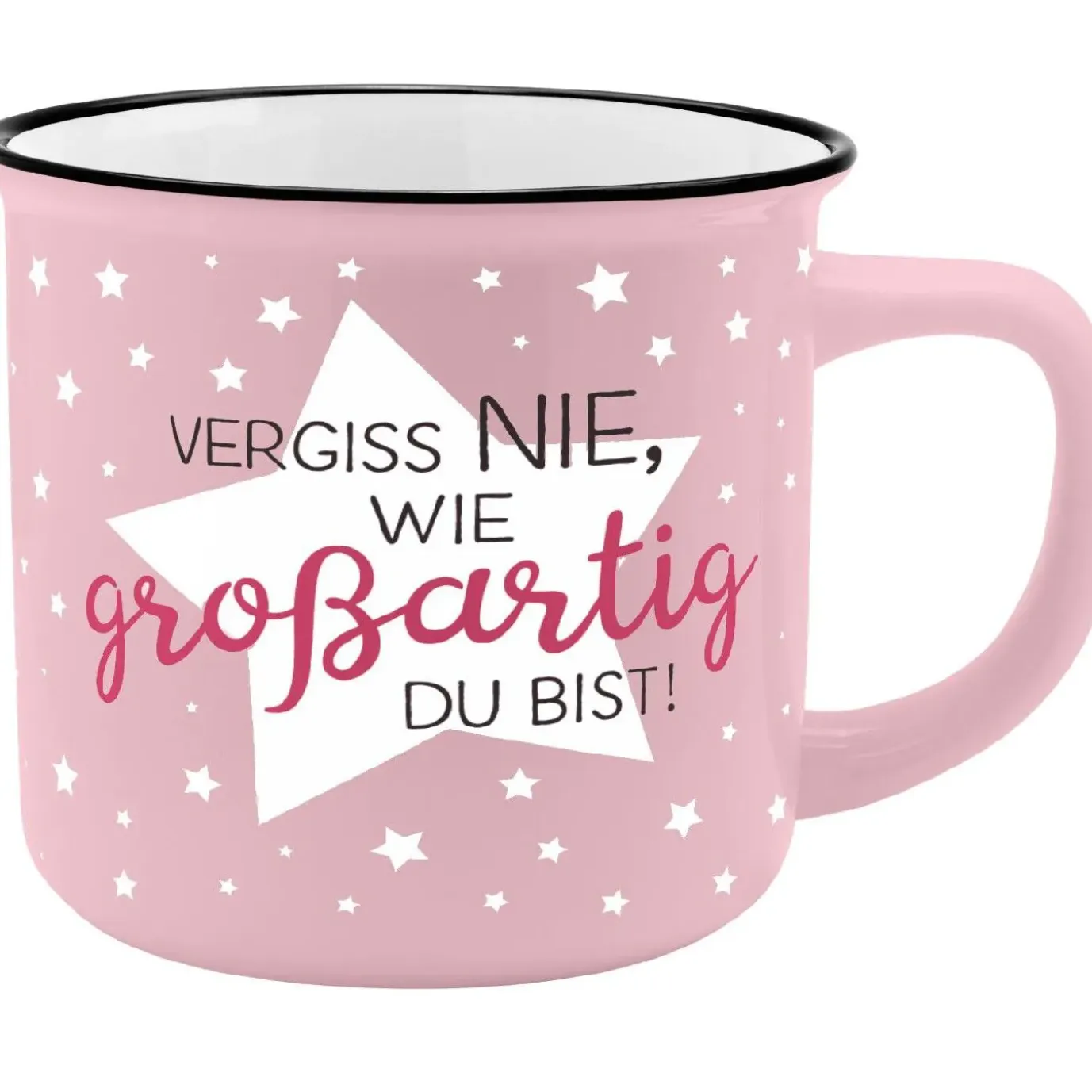 Becher Emaille-Optik, Großartig, 350 Ml