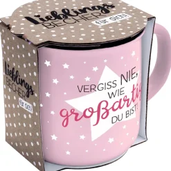 Becher Emaille-Optik, Großartig, 350 Ml