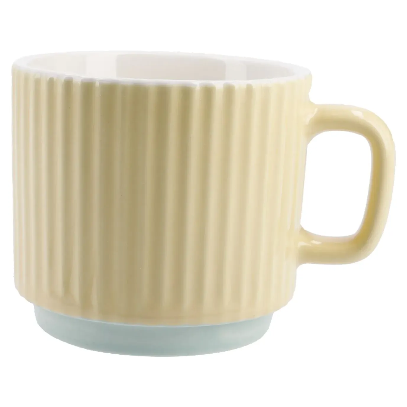 Becher Riffel, Gelb, 230 Ml