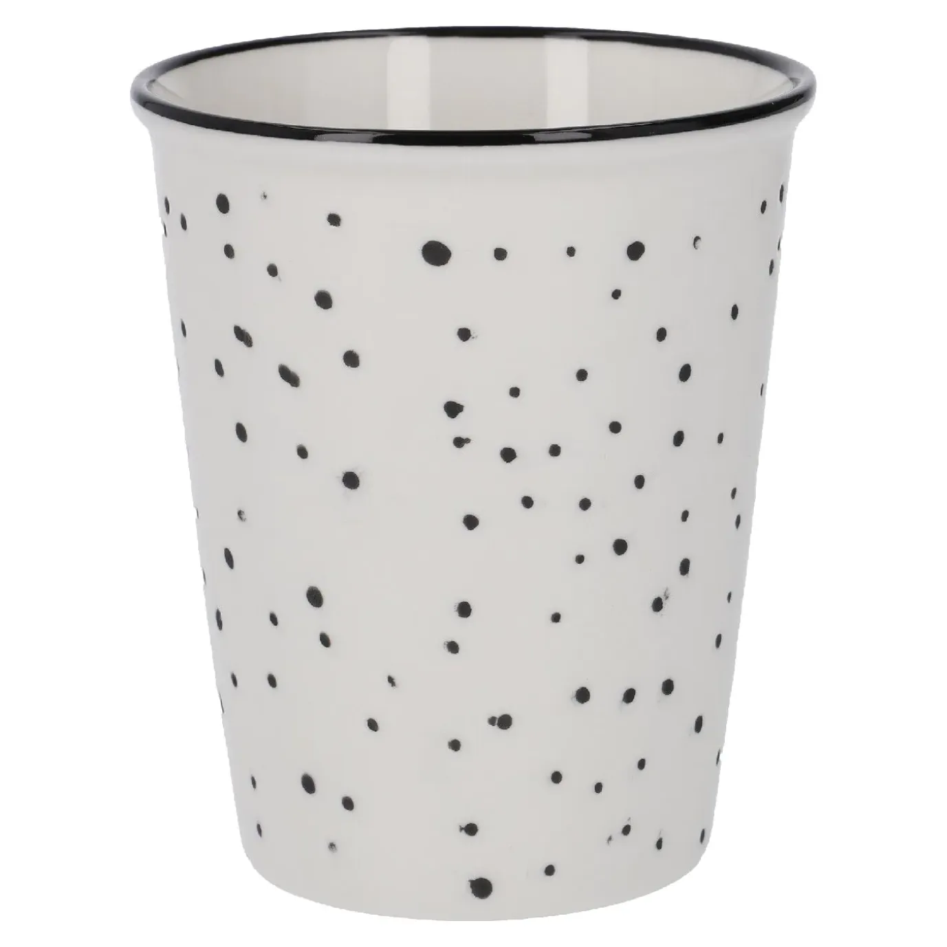 Becher Schwarzrand, Punkte, 380 Ml
