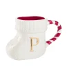 Becher Stiefel Mit Buchstabe, P/weiß, 400 Ml