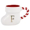 Becher Stiefel Mit Buchstabe, F/weiß, 400 Ml