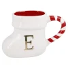 Becher Stiefel Mit Buchstabe, E/weiß, 400 Ml