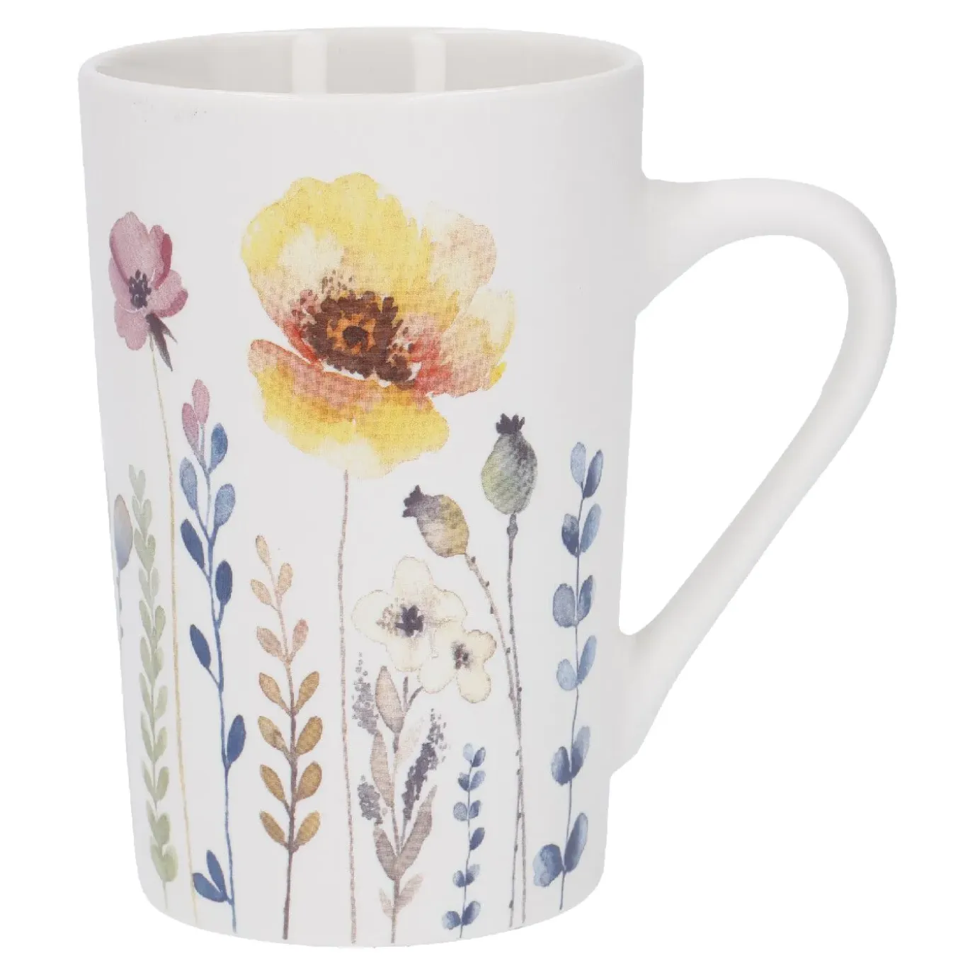 Becher Wildblumen, Gelb, 360 Ml