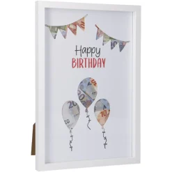 Bilderrahmen Geldgeschenk, Birthday, 20 X 30 Cm