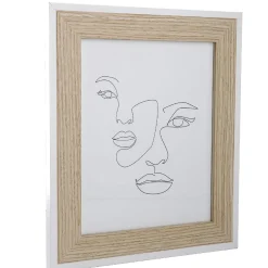 Bilderrahmen Natur, Natur/weiß, 20 X 25 Cm