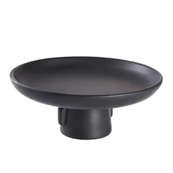 Deko-Schale Auf Fuß, Schwarz, 20 Cm