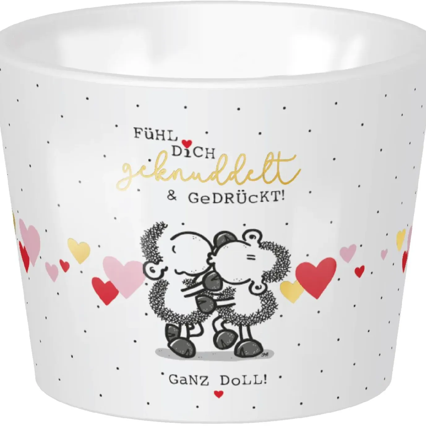 Eierbecher, Geknuddelt