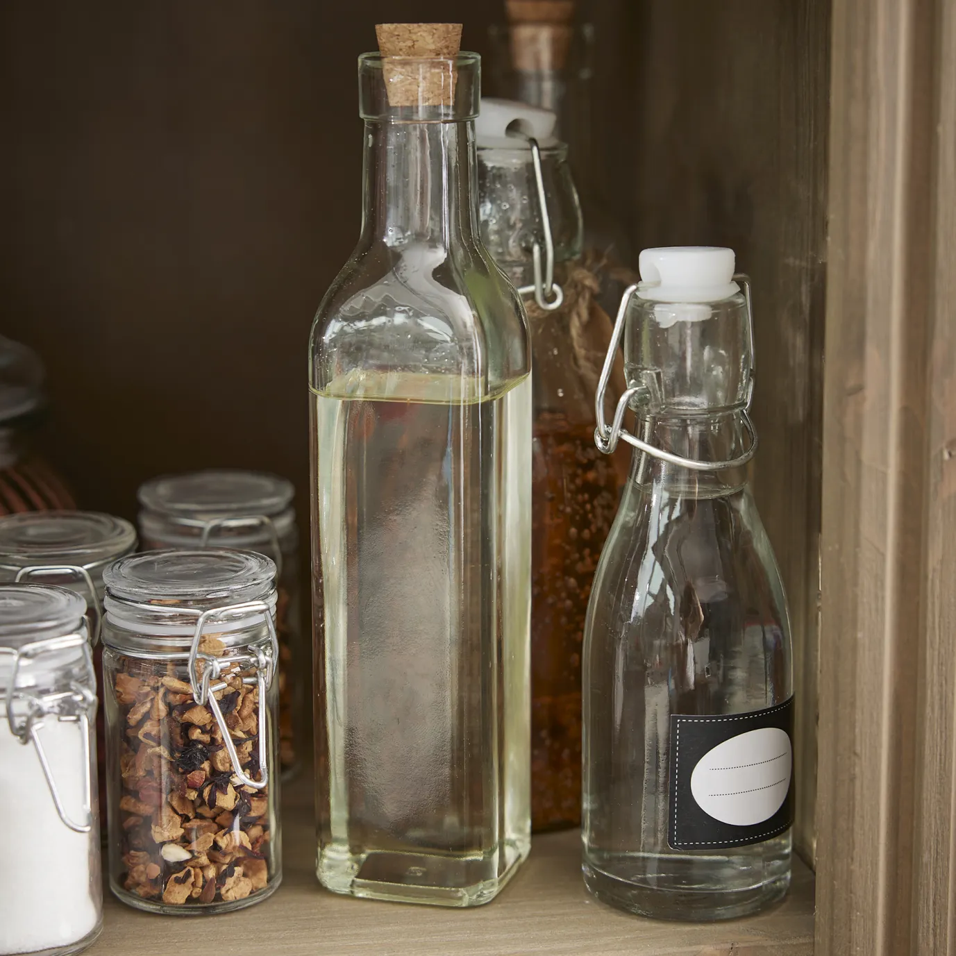 6er Set Flasche Mit Bügelverschluss, 150 Ml