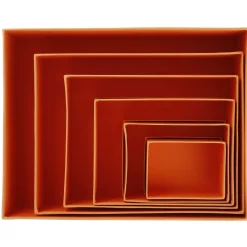 6er Set Geschenkkarton Uni, Peach