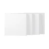 4er Set Leinwand, 15 X 15 Cm