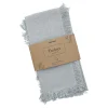 2er Set Platzset Fransen, Blau, 33 X 48 Cm