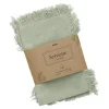 2er Set Serviette, Grün, 35 X 35 Cm