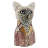 Figur Tierkopf, Rot, 23 Cm