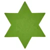 Filz-Untersetzer Stern, 25 Cm, Grün