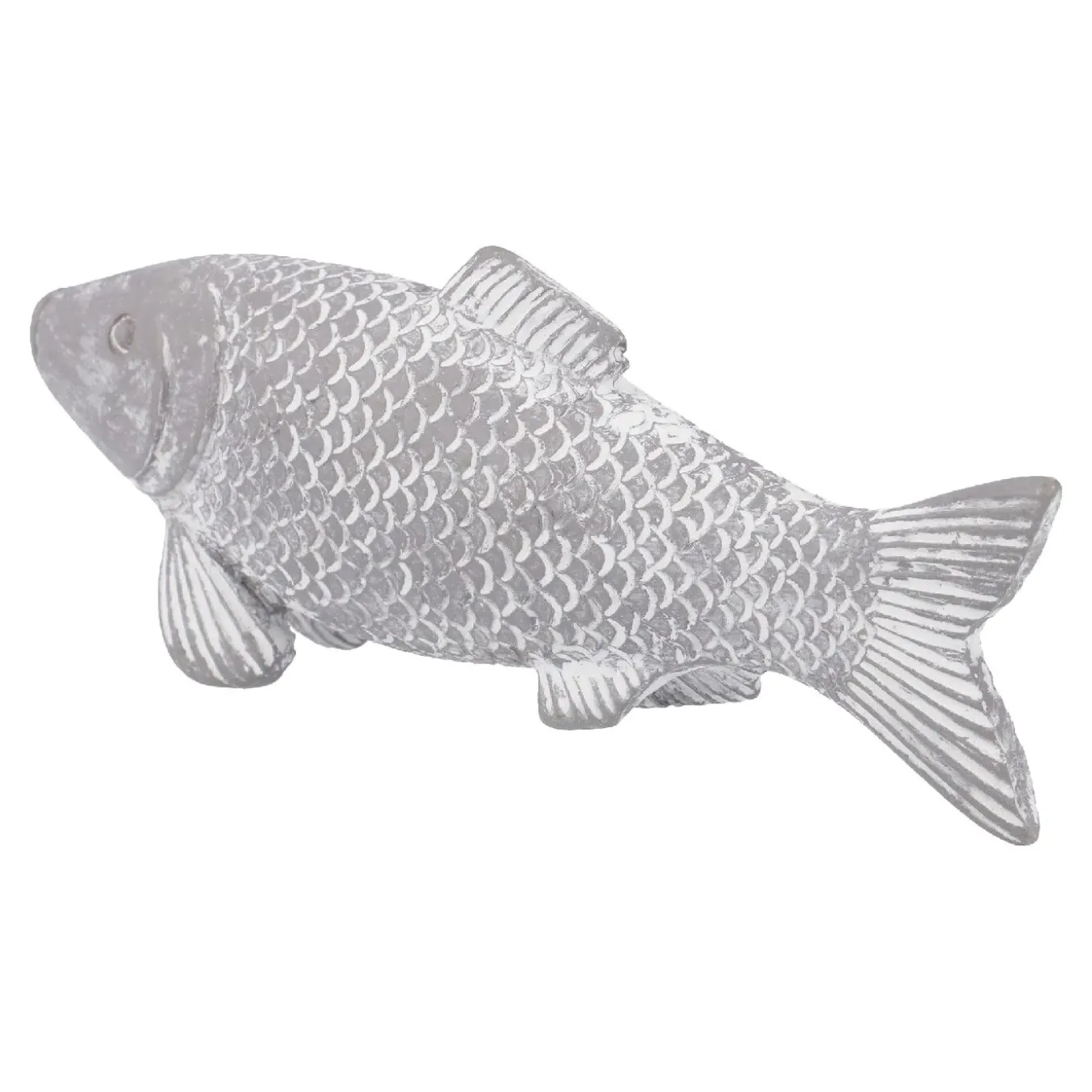 Fisch, Gewischt/grau, 10 Cm