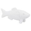 Fisch, Gewischt/weiß, 10 Cm