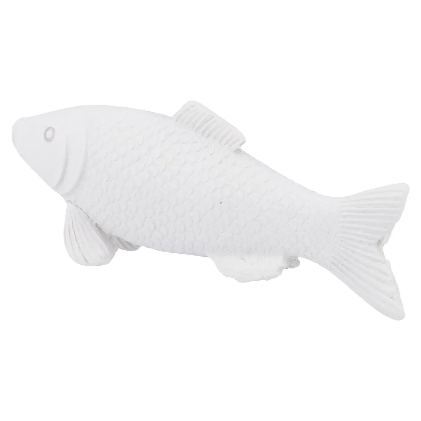 Fisch, Gewischt/weiß, 10 Cm