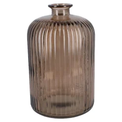 Flaschenvase Daroca, Taupe, 23 Cm