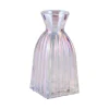 Flaschenvase Pearl, Rillen/eckig, 11 Cm