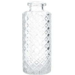 Flaschen-Vase Rauten, Schmal