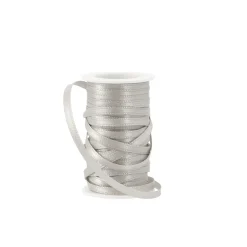 Geschenkband Satin, Silber, 3mm X 10m