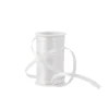 Geschenkband Satin, Weiß, 3mm X 10m
