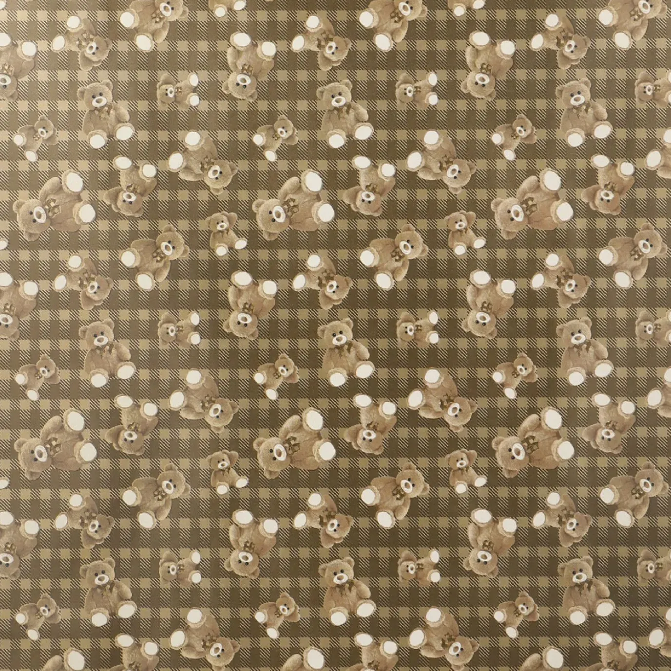Geschenkpapier Bär, Gold, 2 M