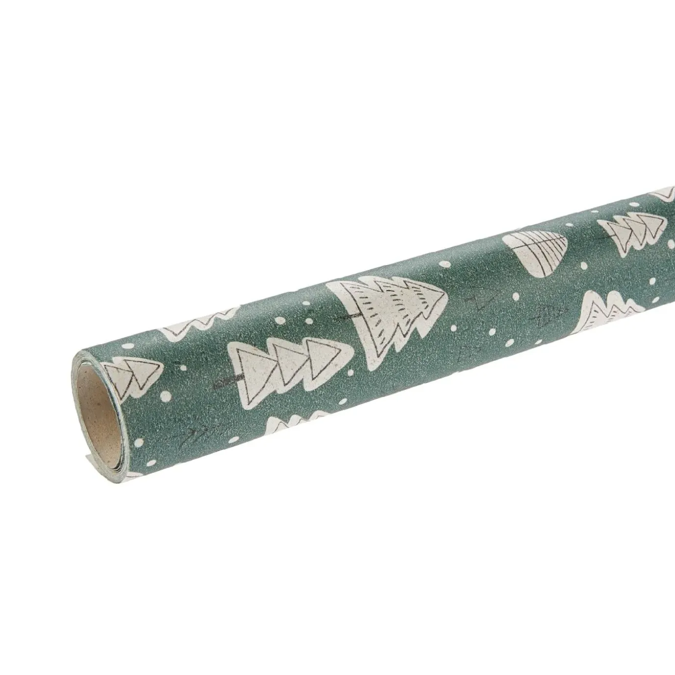 Geschenkpapier Graspapier, Bäume/grün, 1 X 3 M