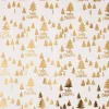 Geschenkpapier Prägung, Schrift/Baum/creme, 2 M