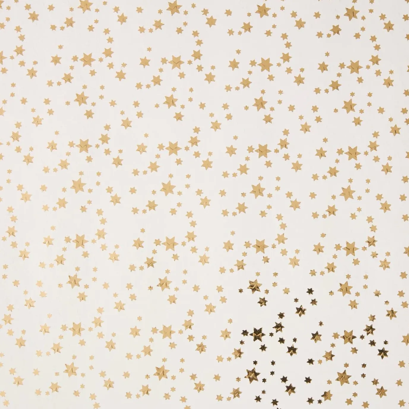 Geschenkpapier Prägung, Sterne/creme, 2 M