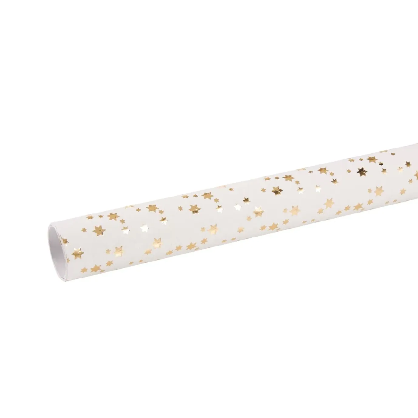 Geschenkpapier Prägung, Sterne/creme, 2 M