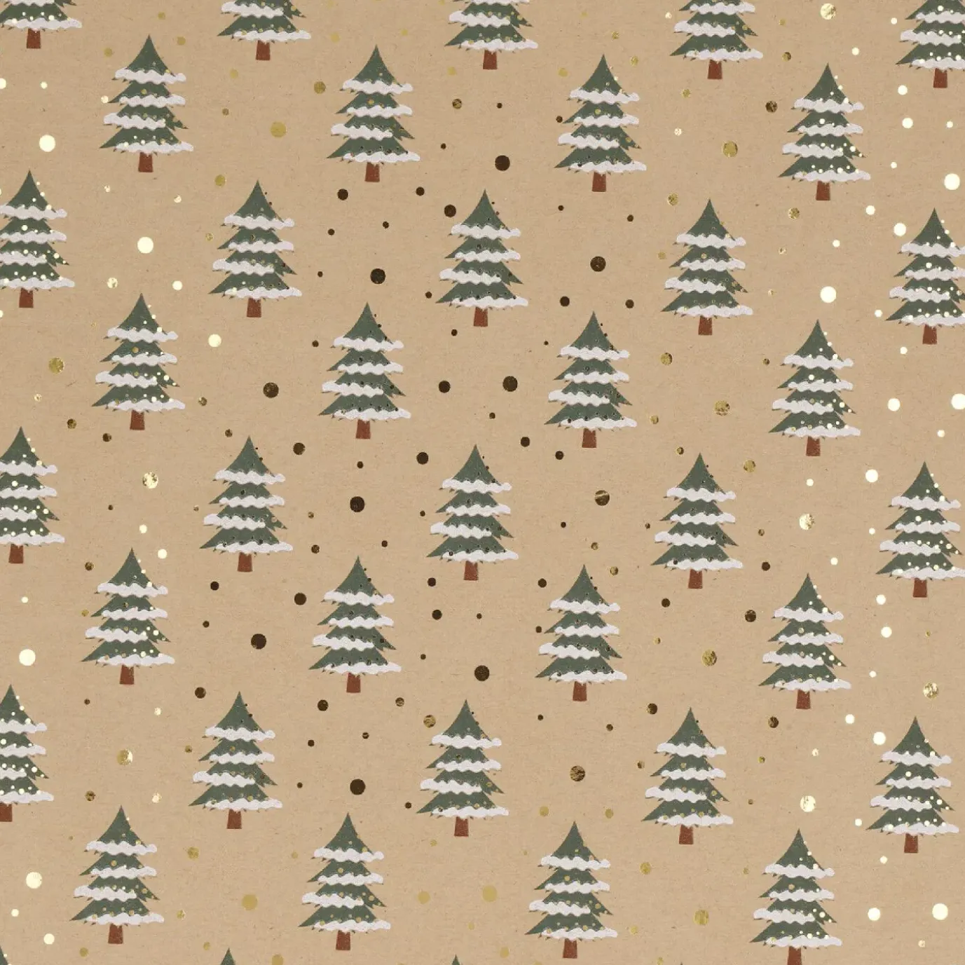 Geschenkpapier Xmas-Motiv, Baum, 2 M