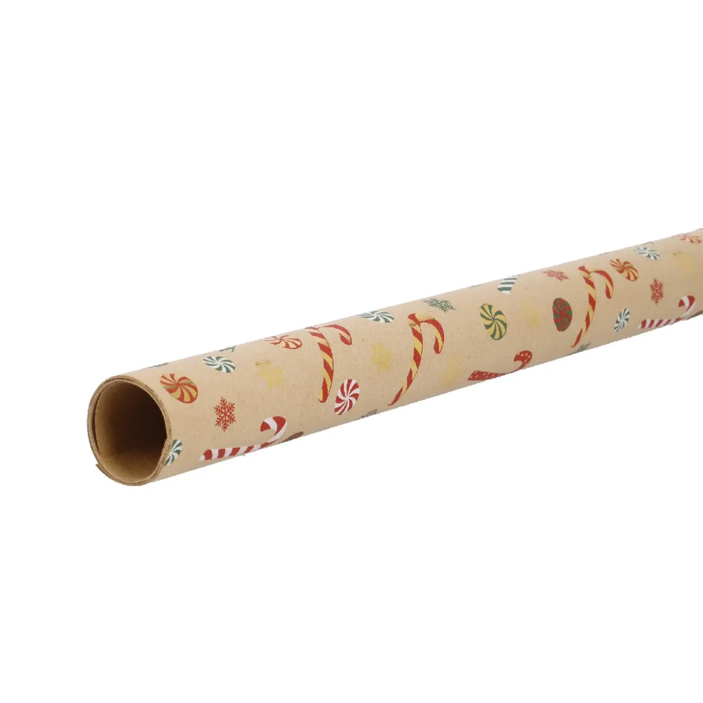 Geschenkpapier Xmas-Motiv, Zuckerstange, 2 M