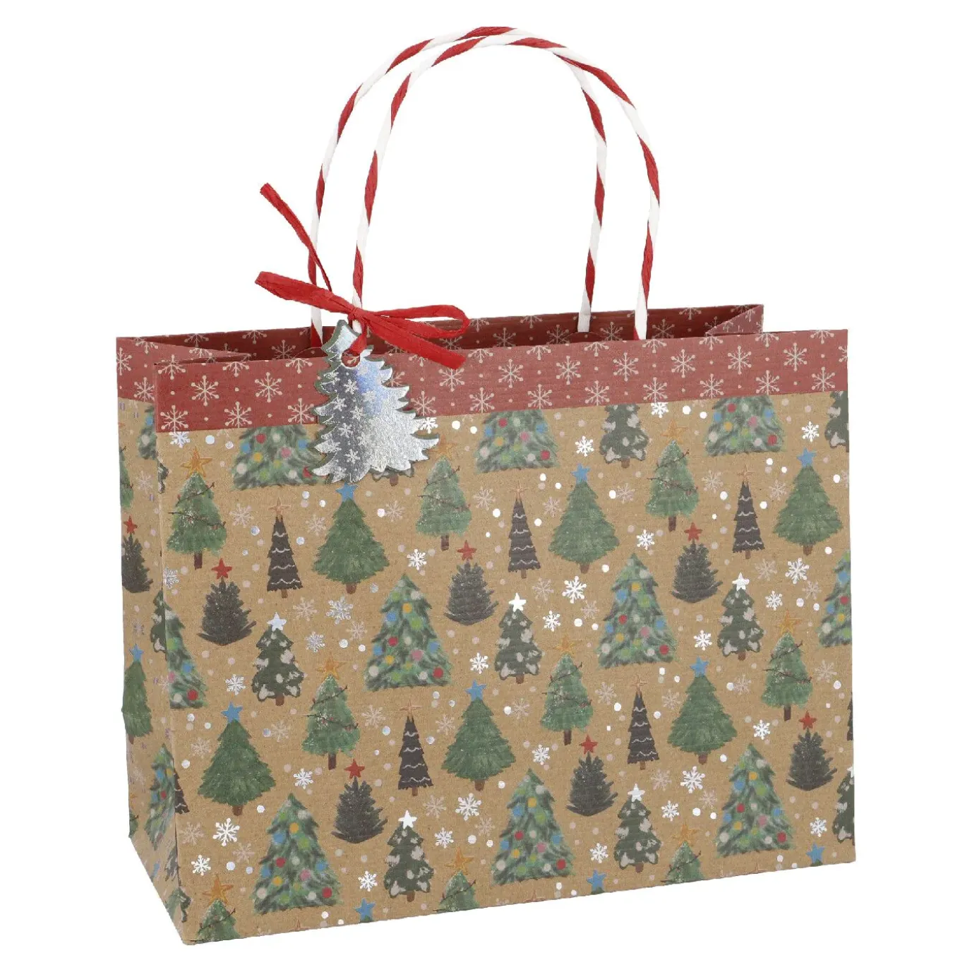 Geschenktüte Motiv, Baum, 23 X 18 Cm