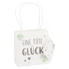 Geschenktüte Spruch, Tüte Glück, 10 X 10 Cm